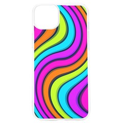 Swirl Twirl Design Pattern Waves Iphone 15 Pro Tpu Uv Print Case