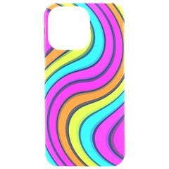 Swirl Twirl Design Pattern Waves Iphone 15 Pro Max Black Uv Print Pc Hardshell Case by Loisa77