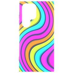 Swirl Twirl Design Pattern Waves Samsung Galaxy S24 Ultra 6 9 Inch Black Tpu Uv Case by Loisa77