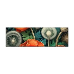 Flower Poppies Sticker (bumper)