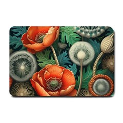 Flower Poppies Small Doormat by Loisa77