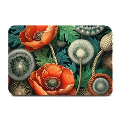 Flower Poppies Plate Mats