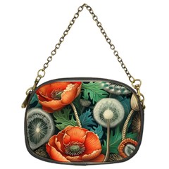 Flower Poppies Chain Purse (two Sides) by Loisa77