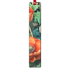 Flower Poppies Large Book Marks by Loisa77