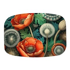 Flower Poppies Mini Square Pill Box by Loisa77