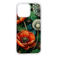 Flower Poppies Iphone 14 Pro Max Tpu Uv Print Case by Loisa77