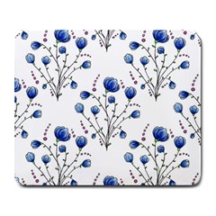 Flowers Seamless Pattern Victorian Large Mousepad by Loisa77