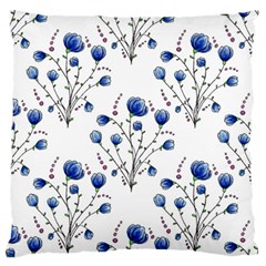 Flowers Seamless Pattern Victorian Standard Premium Plush Fleece Cushion Case (two Sides) by Loisa77