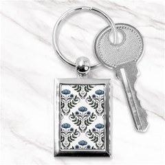 Flower Seamless Pattern Victorian Key Chain (rectangle) by Loisa77