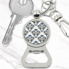 Flower Seamless Pattern Victorian Bottle Opener Key Chain by Loisa77