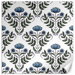 Flower Seamless Pattern Victorian Canvas 12  X 12  by Loisa77