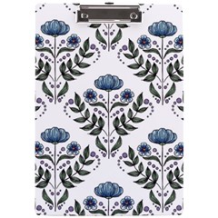 Flower Seamless Pattern Victorian A4 Acrylic Clipboard