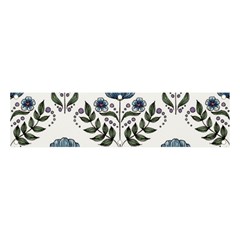 Flower Seamless Pattern Victorian Banner And Sign 4  X 1 