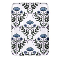 Flower Seamless Pattern Victorian Rectangular Glass Fridge Magnet (4 Pack)