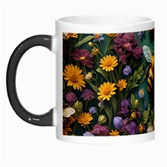 Bees Colony Flowers Morph Mug