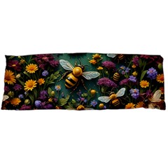 Bees Colony Flowers Body Pillow Case (dakimakura)