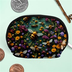 Bees Colony Flowers Accessory Pouch (medium)