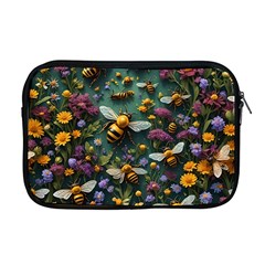 Bees Colony Flowers Apple Macbook Pro 17  Zipper Case