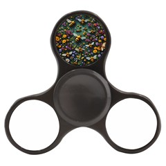 Bees Colony Flowers Finger Spinner