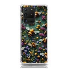 Bees Colony Flowers Samsung Galaxy S20 Ultra 6 9 Inch Tpu Uv Case by Loisa77