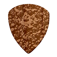 Bees Colony Flowers Wood Guitar Pick (set Of 10) by Loisa77