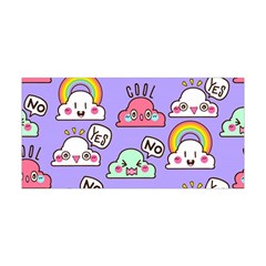 Cloud Seamless Pattern Yoga Headband by Apen