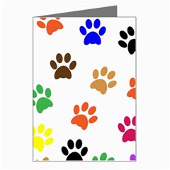 Pawprints Paw Prints Paw Animal Greeting Card by Apen