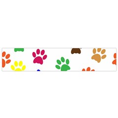 Pawprints Paw Prints Paw Animal Small Premium Plush Fleece Scarf by Apen