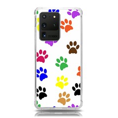 Pawprints Paw Prints Paw Animal Samsung Galaxy S20 Ultra 6 9 Inch Tpu Uv Case by Apen