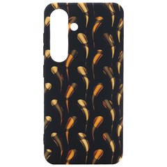 Abstract Art Pattern Warm Colors Samsung Galaxy S24 6 2 Inch Black Tpu Uv Case by Ndabl3x