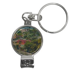 Samborondon District Aerial View Shot, Guayas, Ecuador Nail Clippers Key Chain by dflcprintsclothing