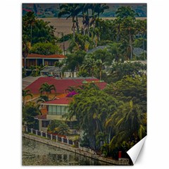 Samborondon District Aerial View Shot, Guayas, Ecuador Canvas 12  X 16 