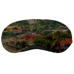 Samborondon District Aerial View Shot, Guayas, Ecuador Sleep Mask by dflcprintsclothing