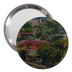 Samborondon District Aerial View Shot, Guayas, Ecuador 3  Handbag Mirrors by dflcprintsclothing