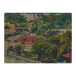 Samborondon District Aerial View Shot, Guayas, Ecuador Two Sides Premium Plush Fleece Blanket (Mini) 35 x27  Blanket Front