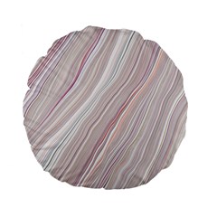 Marble Texture Marble Painting Standard 15  Premium Flano Round Cushions by Ndabl3x