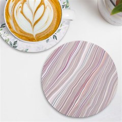 Marble Texture Marble Painting Uv Print Round Tile Coaster by Ndabl3x