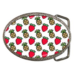 Strawberries Pineapples Fruits Belt Buckles by Loisa77