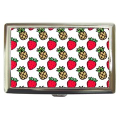 Strawberries Pineapples Fruits Cigarette Money Case by Loisa77