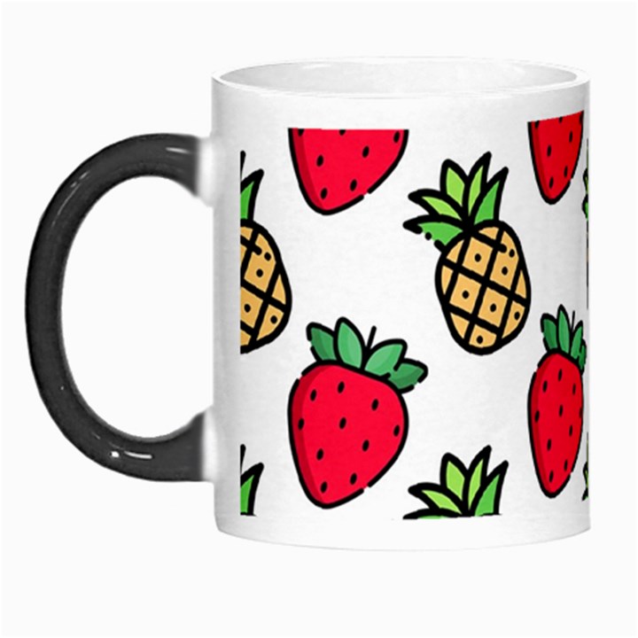 Strawberries Pineapples Fruits Morph Mug