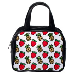 Strawberries Pineapples Fruits Classic Handbag (one Side) by Loisa77