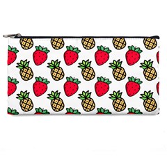 Strawberries Pineapples Fruits Pencil Case by Loisa77