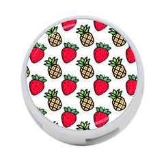 Strawberries Pineapples Fruits 4-port Usb Hub (one Side) by Loisa77