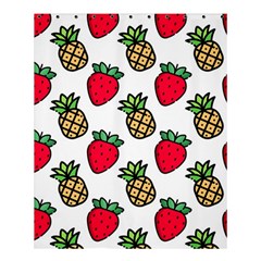 Strawberries Pineapples Fruits Shower Curtain 60  X 72  (medium)  by Loisa77