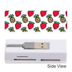 Strawberries Pineapples Fruits Memory Card Reader (stick) by Loisa77