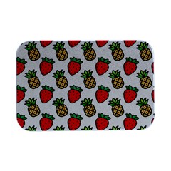 Strawberries Pineapples Fruits Open Lid Metal Box (silver)   by Loisa77