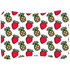 Strawberries Pineapples Fruits Velour Seat Head Rest Cushion by Loisa77