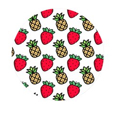 Strawberries Pineapples Fruits Mini Round Pill Box (pack Of 5) by Loisa77