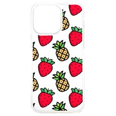 Strawberries Pineapples Fruits Iphone 15 Pro Max Tpu Uv Print Case