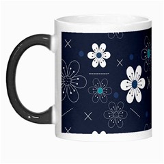 Blue Background Abstract Seamless Morph Mug by Loisa77